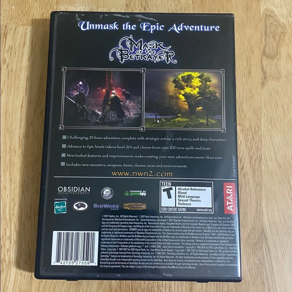 4 VINTAGE PC Games--Fallout 3, Never Winter Nights 2, The Witcher, Halo 2
